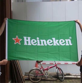 アメリカン雑貨 アメリカン フラッグ 旗 Heineken ハイネケン タペストリー ポスター-LC0028