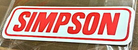 アメリカン雑貨 レーシングステッカー SIMPSON 防水ステッカー シール デカール カー用品 バイク用品