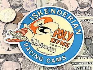 AJG [VOXebJ[ ISKENDERIAN RACING CAMS POLY DYNE hXebJ[ V[ fJ[ J[pi oCNpi