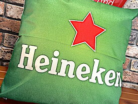 アメリカン雑貨 クッション Heineken BEER ハイネケン ビール 抱き枕 インテリア ギフト プレゼント