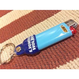 アメリカン雑貨 ライターキーパー BLUE 100円 ライター キーホルダー