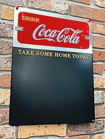 コカコーラ グッズ アメリカン雑貨 エンボスメタルサイン Coca Cola COKE CHALKBOARD チョークボード 黒板 看板 パブ バー グッズ 店舗 ガレージ ディスプレイ