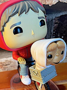 FUNKO �t�B�M���A �A�����J���G�� POP! MOVIES ICONS VINYL FIGURE ELLIOTT & E.T. �{�r���O�w�b�h �u�� �C���e���A �f�B�X�v���C