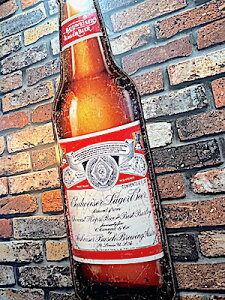 BIG �Ŕ� �A�����J���G�� �_�C�J�b�g ���^���T�C�� BUDWEISER BOTTLE 1918 �p�u �o�[ �O�b�Y �X�� �K���[�W �f�B�X�v���C �o�h���C�U�[ �r�[��