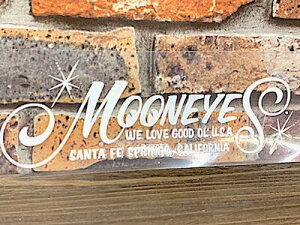 [ACY ObY AJG JbeBOBIGXebJ[ MOONEYES Logo WHITE hXebJ[ V[ fJ[ J[pi oCNpi