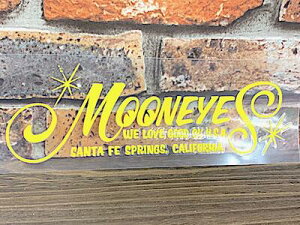 [ACY ObY AJG JbeBOBIGXebJ[ MOONEYES Logo YELLOW hXebJ[ V[ fJ[ J[pi oCNpi