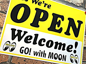[ACY ObY AJG MOONEYES Open Closed Sign Plate vX`bNTCv[g |X^[ Ŕ X K[W fBXvC