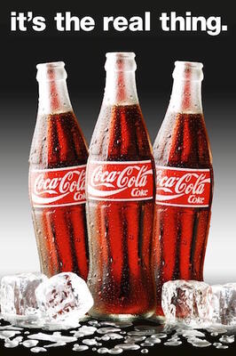コカ コーラ 父の日ギフト コカコーラ グッズ アメリカン雑貨 贈答品 ポスター Coca インテリア おしゃれ雑貨 Thing Cola Real