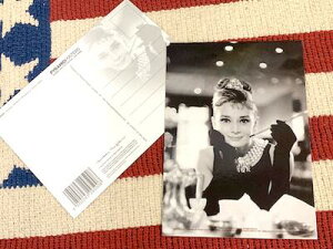 AJG |XgJ[h Audrey Hepburn Breakfast at Tiffanys B&W G͂ 莆 nKL bZ[WJ[h