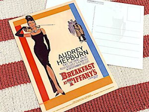 AJG |XgJ[h Audrey Hepburn Breakfast at Tiffanys One Sheet G͂ 莆 nKL bZ[WJ[h