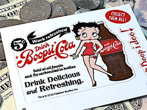 xeB ObY AJG XebJ[ Betty Boop Sticker COLA h X}z fR[V fJ[