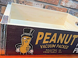 ~X^[s[ibc ObY AJG Mr.PEANUT WOODEN CRATE hNP[X H  [ u I bN CeA fBXvC