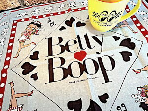 xeB ObY AJG BANDANA o_i Betty Boop GRAY nJ` ivL