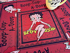 xeB ObY AJG BANDANA o_i Betty Boop RED nJ` ivL