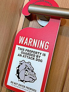 HANGER SIGN hAmunK[ DOG AJG WARNING |X^[ Ŕ Ǌ| X K[W fBXvC