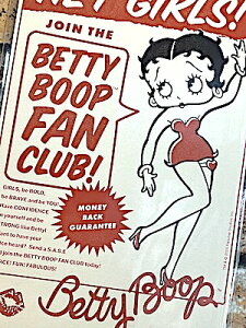 xeB ObY AJG 䎆tBe[W|X^[ STCY Betty Boop GIRLS X K[W fBXvC Ǐ