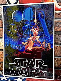 アメリカン雑貨 台紙付きポスター STAR WARS スターウォーズ Disney ディズニー 映画 壁飾り