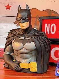 アメリカン雑貨 バストバンク BATMAN バットマン コインバンク 貯金箱 フィギュア 置物 ディスプレイ 映画