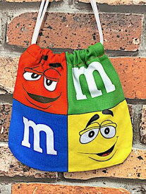 m&m's グッズ アメリカン雑貨 コットン巾着 S エムアンドエムズ バッグ コスメポーチ 小物入れ ファッション