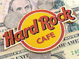 アメリカン雑貨 ワッペン アップリケ Hard Rock CAFE ハードロックカフェ アイロンパッチ ファッション小物 カスタマイズ