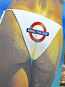 AJG uLŔ Sexy Girl MIND THE GAP  CO |X^[ A[g A4TCY ^TC Ǐ pu o[ X K[W fBXvC