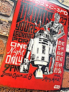 AJG uLŔ STAR WARS R2-D-2 C-3PO X^[EH[Y |X^[ A[g A4TCY ^TC Ǐ pu o[ X K[W fBXvC Disney f