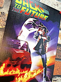 アメリカン雑貨 ブリキ看板 BACK TO THE FUTURE バックトゥーザフューチャー ポスター アート A4サイズ メタルサイン 壁飾り パブ バー 店舗 ガレージ ディスプレイ 映画