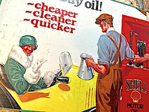�A�����J���G�� �u���L�Ŕ� SHELL How to buy oil �C�O �|�X�^�[ �A�[�g A4�T�C�Y ���^���T�C�� �Ǐ��� �p�u �o�[ �X�� �K���[�W �f�B�X�v���C
