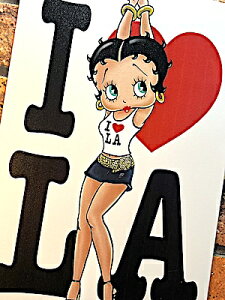 xeB ObY AJG uLŔ Betty Boop I LOVE LA CO |X^[ A[g A4TCY ^TC Ǐ pu o[ X K[W fBXvC