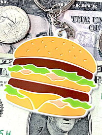 マクドナルド グッズ アメリカン雑貨 McDonald's キーホルダー HAMBURGER ハンバーガー キーチェーン バッグ 小物 アクセサリー