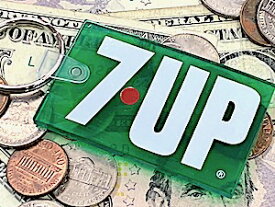 アメリカン雑貨 ラバーキーホルダー 7up RUBBER KETCHAIN LOGO キーリング キーチェーン