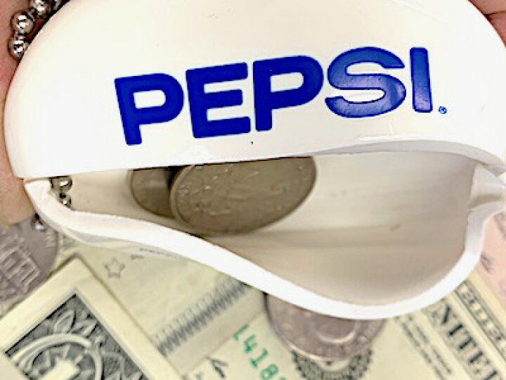 楽天市場】アメリカン雑貨 PEPSI COLA ラバーコインケース WHITE 1 