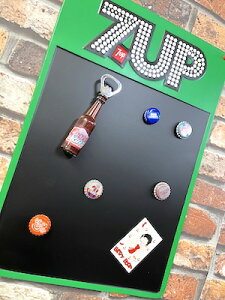 7up �A�����J���G�� �G���{�X���^���T�C�� �Z�u���A�b�v CHALK SIGN 7UP-2 �`���[�N�{�[�h ���� �Ŕ� �p�u �o�[ �O�b�Y �X�� �K���[�W �f�B�X�v���C