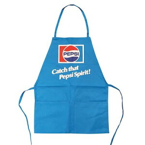 Gv PEPSI COLA APRON LIGHT BLUE AJG Lb`G O|