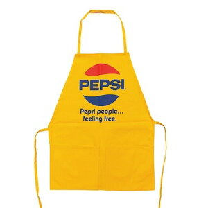 Gv PEPSI COLA APRON YELLOW AJG Lb`G O|