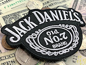 アメリカン雑貨 ワッペン アップリケ JACK DANIEL'S ジャックダニエル ウイスキー アイロンパッチ ファッション小物 カスタマイズ