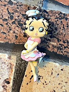 xeB ObY L[z_[ AJG PVC KEY HOLDER Betty Boop WAITRESS L[`F[ obO  t@bV  IV ANZg