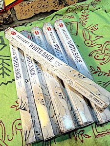  incense stand XeBbN^Cv HEM WHITE SAGE zCgZ[W 120{