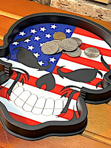 AJG o[gC RUBBER TRAY USA SKULL  XJ hN K  X}zX^h J[pi  ANZT[