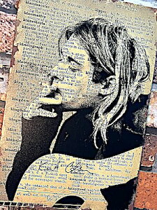 AJG uLŔ NIRVANA Kurt Cobain j@[i J[gRo[ |X^[ A[g A4TCY ^TC Ǐ pu o[ X K[W fBXvC f