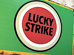 AJG uLŔ LUCKY STRIKE LOGO GREEN bL[XgCN CO |X^[ A[g A4TCY ^TC Ǐ pu o[ X K[W fBXvC