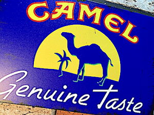 �A�����J���G�� �u���L�Ŕ� CAMEL Logo NAVY �L������ �|�X�^�[ �A�[�g A4�T�C�Y ���^���T�C�� �Ǐ��� �p�u �o�[ �X�� �K���[�W �f�B�X�v���C