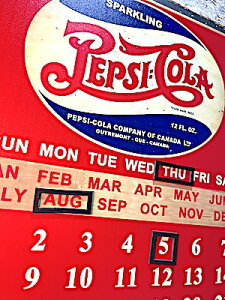 RJR[ ObY AJG NJ_[ ^TC PEPSI COLA OLD yvVR[ CALENDAR Ŕ pu o[ ObY X K[W fBXvC