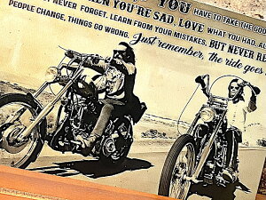 �A�����J���G�� �u���L�Ŕ� EASYRIDER �|�X�^�[ �A�[�g A4�T�C�Y ���^���T�C�� �Ǐ��� �p�u �o�[ �X�� �K���[�W �f�B�X�v���C
