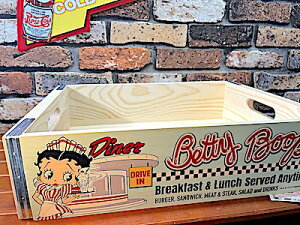 xeB ObY AJG WOODEN CRATE Betty Boop DINER hNP[X H  [ u I bN CeA fBXvC