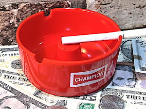 AJG MELAMINE ASHTRAY ~AbVgC DM CHAMPION `sI pu o[ ObY X K[W