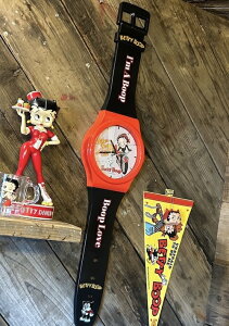 xeB ObY |v AJG WALL WATCH Betty Boop |X^[ Ŕ X K[W fBXvC AiO j[N