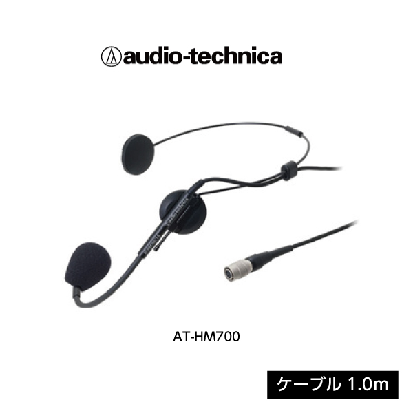 audio-technica／オーディオテクニカ赤外線ワイヤレスヘッドウォーンマイク AT-HM700 1.0