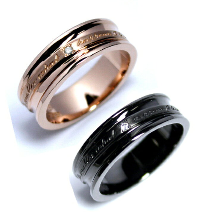 楽天市場 送料込み 選べるサイズ 結婚指輪にもオススメ ダイヤモンド シルバーリング 太め ペアリング おすすめ かっこいい 指輪 ダイヤ お揃い ピンク ブラック 黒 可愛い バレンタイン シルバー925 メンズ レディース 太めの指輪なのでカジュアルも ハートオブ