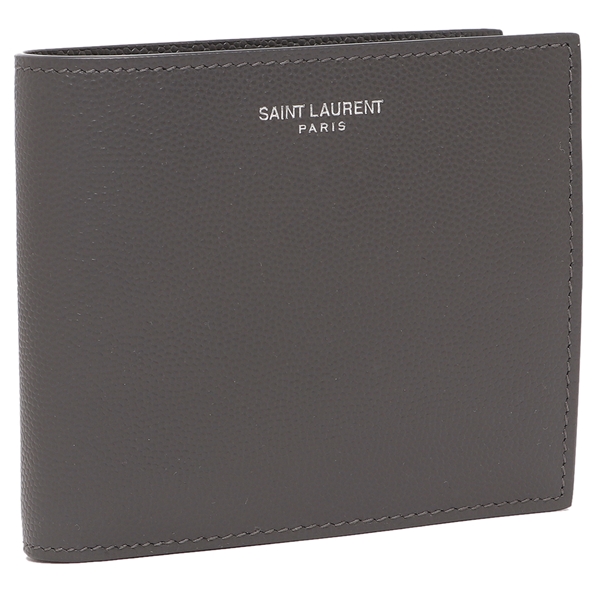 SAINT LAURENT PARIS 二つ折り財布 イースト/ウエスト ウォレット グレー メンズ サンローランパリ 396303 BTY0N 1112 メンズ財布